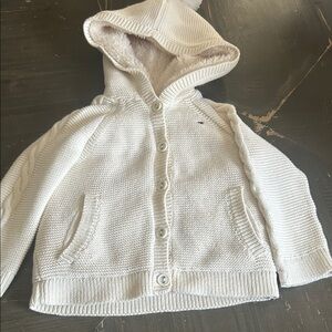 Tommy Hilfiger Cream Knit Kids Jacket 24M